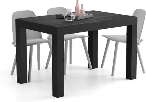 Miniatura 6 de Mobili Fiver, mesa extensible First, fresno negro, fabricada en Italia