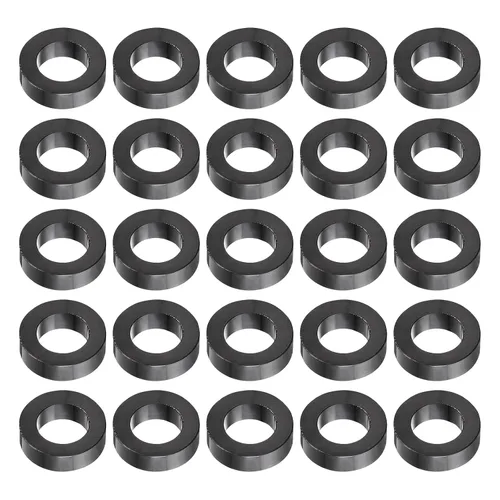 Miniatura 21 de YOKIVE 300 Pcs Black Round Spacer, Not Threaded Washers with High Insulation Effect, Keep Height Consistent, Great for M3 Screws (ABS, 3.2mmx7mmx2mm)