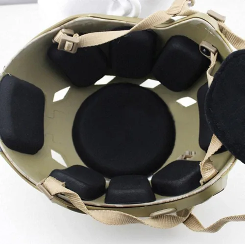 Miniatura 2 de Kit universal de acolchado para casco, almohadillas de espuma para casco de motocicleta al aire libre, juego de almohadillas de repuesto para casco