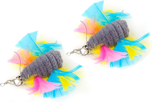 Miniatura 16 de Paquete variado de 2 juguetes para gatos, juguetes interactivos para gatos, juguetes para gatitos, los mejores juguetes para gatos para ejercicio