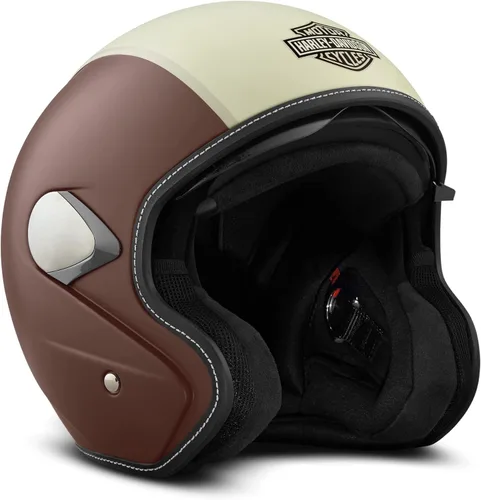 Miniatura 2 de Harley-Davidson Mason's Yard Sun Shield S05 3/4 Casco con visera desplegable - 98177-18VX