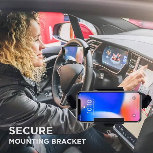 Miniatura 3 de Soporte de teléfono de coche para volante Soporte de teléfono celular para modelo 3 iPhone Android