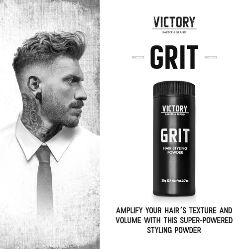 Miniatura 2 de Victory Barber & Brand Polvo de textura de grano para hombre, polvo para el cabello de peluquería fabricado en los Estados Unidos Polvo de peinado