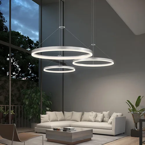 Miniatura 2 de Sonneman Modern Lighting 2311.16 Corona - Lámpara colgante LED con anillo de 1 luz para isla de cocina o comedor con cubierta acrílica, cable