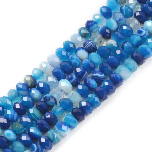 Miniatura 19 de 7 chakras piedras preciosas de 0.236 in de piedras preciosas facetadas Rondelle sueltas cuentas para hacer joyas DIY cuentas de 16 pulgadas