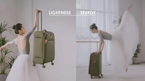 Miniatura 7 de VERAGE Cambridge Lightweight Carry On Luggage,Softside Expandable Suitcase with Spinner Wheel (20-Inch, Green)