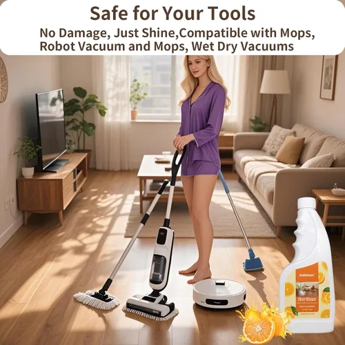 Miniatura 3 de Limpiador de suelo compatible con Roborock, Eufy, Dreame, iRobot Roomba Robot Vaccum and Mop, aspiradoras húmedas y mopas de chorro húmedo, 16.9