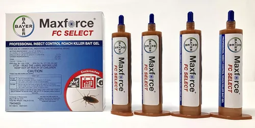 Bayer - Maxforce FC Select - Gel para cucarachas, paquete de 4 tubos x 1.06 oz