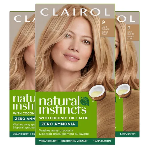 Miniatura 69 de Clairol Natural Instincts - Tinte semipermanente para el cabello, color negro azul 2BB, paquete de 1 unidad 2BB Azul Negro