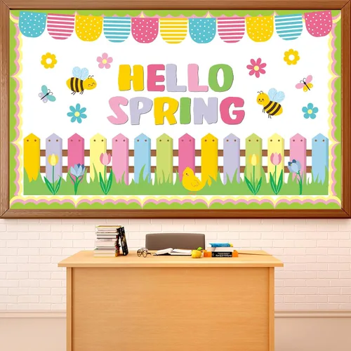 Miniatura 50 de Conjunto de Tablero de Anuncios Bombilla Keep Shining, Decoración Motivacional para el Aula, Regreso a la Escuela, Recortes de Papel Temáticos