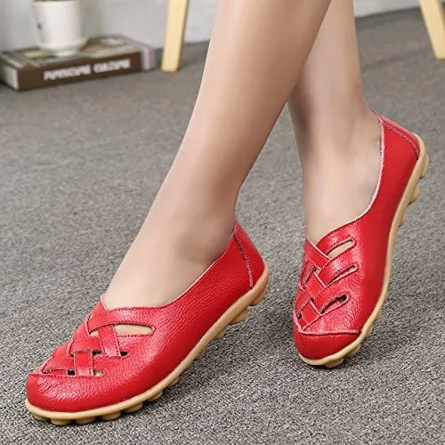 Miniatura 4 de VenusCelia Mocasines planos casuales cómodos para caminar para mujer