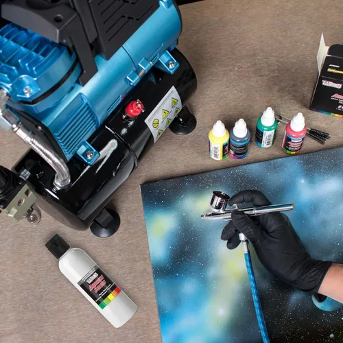 Miniatura 6 de U.S. Art Supply Base reductora y extensora para aerógrafo de 4 onzas para pinturas acrílicas, diluyente de pintura para aerógrafo, reduce