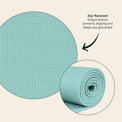 Miniatura 4 de Retrospec Pismo - Alfombrilla de yoga con correa de nailon para hombres y mujeres - Alfombrilla de ejercicio antideslizante para yoga, pilates