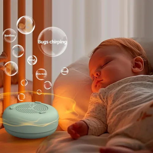 Miniatura 5 de Máquina de sonido portátil para bebés [ruido blanco para bebés, niños y adultos] [compatible con reproducción de audio Bluetooth]