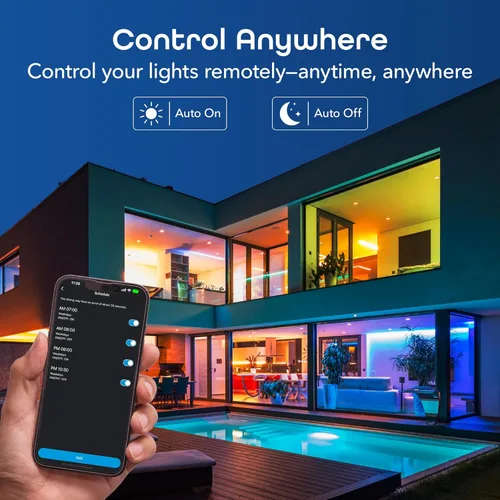 Miniatura 5 de Geeni Prisma - Paquete de 1 bombilla inteligente LED RGBW que cambia de color, A19, 800 lúmenes, equivalente a 60 W, regulable, 2700 K, funciona