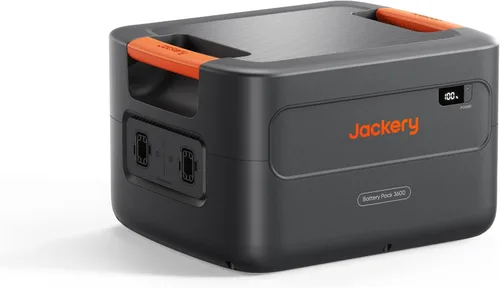 Miniatura 13 de Jackery - Estación de energía portátil HomePower 3600 Plus, salida de CA de 3600 W, generador solar LFP de 3584 Wh, expandible hasta 43 kWh