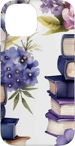Miniatura 4 de Funda para iPhone 12 Pro Max Book Lover Purple Flower