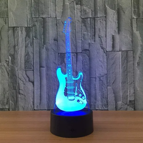 Miniatura 4 de Luz nocturna 3D, USB Plug-in dormitorio habitación infantil lámpara de mesa luz nocturna