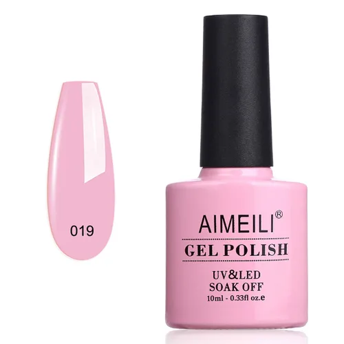 Miniatura 17 de AIMEILI Esmalte de uñas de gel sin crueldad, vegano, gel para uñas removible UV LED sin hema, arte de uñas nude, color rosa nude (022), 0.3 fl oz