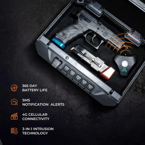 Miniatura 3 de Simtek Sensor StealthALERT para monitoreo de armas y almacenamiento, sistema de seguridad con aplicación