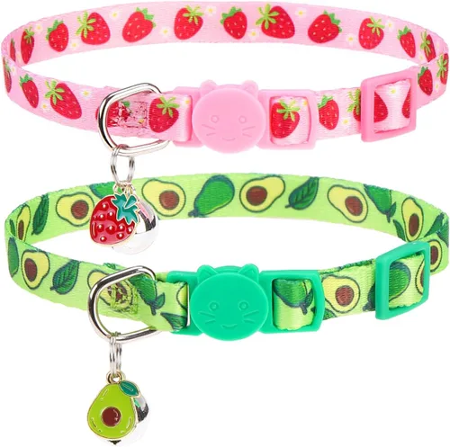Miniatura 21 de PUPTECK Collar de gato con campanas, collar de gatito ajustable para niñas y niños pequeños, cachorro, conejito, bonito accesorio de disfraz