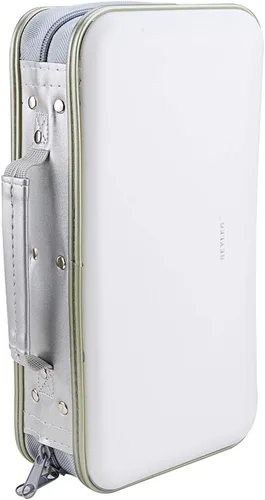 Miniatura 13 de Billetera para CD y DVD, capacidad de 96 unidades, resistente, resistente, almacenamiento de DVD, carcasa dura, soporte para disco de CD, funda