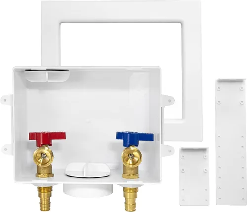 Miniatura 13 de Caja de salida para máquina de hielo con pararrayos de martillo de agua de acero inoxidable, entrada de sudor de 1/2 pulgada (MIP) y conexión