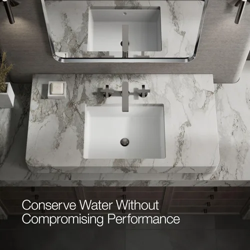 Miniatura 11 de Kohler 73060-3-TT Composed Grifo de lavabo de baño con asas cruzadas, 1.2 gpm, titanio vibrante