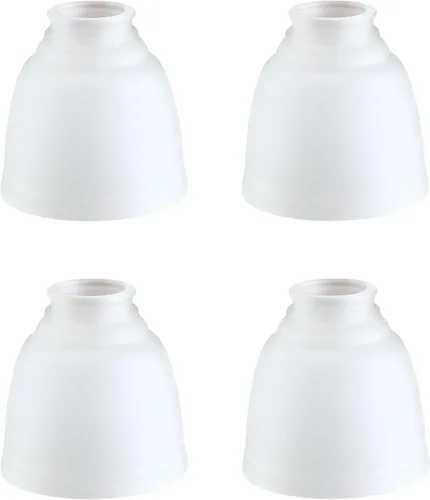Aspen Creative 23135-4, pantalla de vidrio de repuesto para ventilador de techo esmerilado de transición, accesorio de 2-1/8 pulgadas, 4-3/4