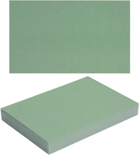 Miniatura 10 de Paquete de 100 tarjetas pesadas en blanco de cartulina verde salvia, papel grueso de 92 libras para invitaciones, tarjetas de felicitación