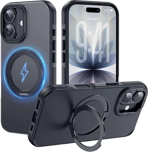 Miniatura 37 de Funda para iPhone 17 Pro Max con protector de lente de cámara [protección de grado militar de 10 pies] compatible con MagSafe a prueba de golpes