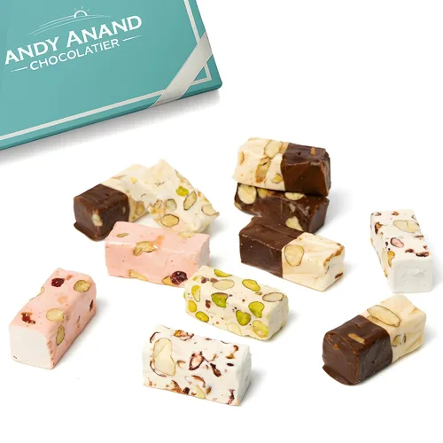 Miniatura 7 de Andy Anand - Cáscara de naranja suave, quebradizo, turrón, turrón de España rico en miel de flores silvestres. Prueba en cada bocado, fabricado