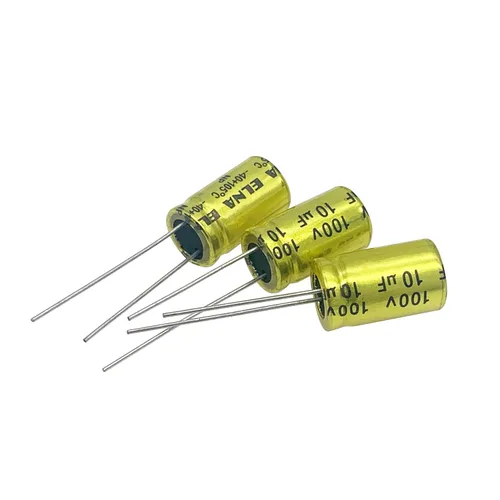 Miniatura 14 de 10 unids 2.2uF 100V condensador electrolítico no polarizado 10x17mm (0.39x0.67in) NP para audio tweeter condensador divisor de frecuencia