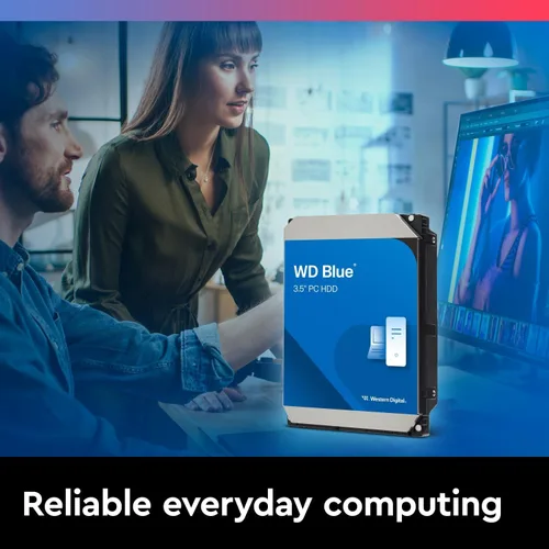 Miniatura 2 de Western Digital Disco Duro Interno WD Azul PC 2TB - 5400 RPM, SATA 6 Gb/s, caché de 64 MB, 3.5" - WD20EARZ
