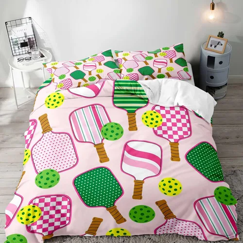 Miniatura 8 de LUVIVIHOME 2 piezas de funda de edredón de fútbol individual, ropa de cama deportiva, ropa de cama para niños, adolescentes y niños, funda de Gris
