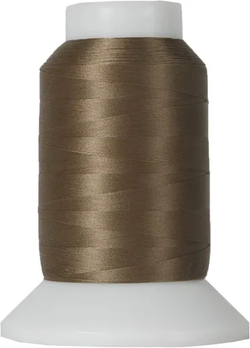 Miniatura 32 de Hilo elástico lanudo de Threadart para serger - Bobinas de 1000 m - Hilo de nailon para traje de baño, lencería, tejidos - Negro - Color 9228