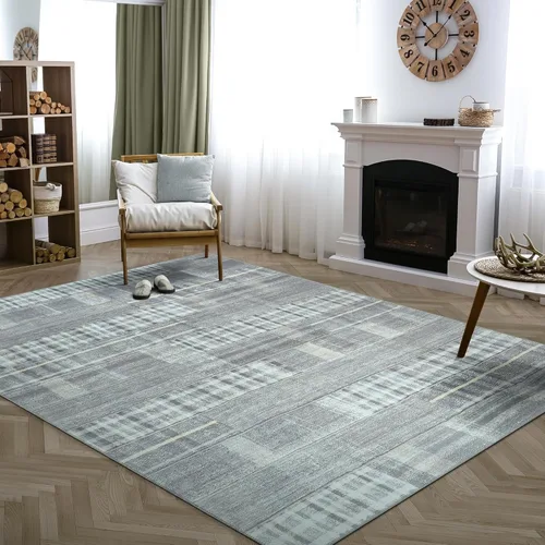 Miniatura 33 de Bloom Rugs Alfombra de pasillo lavable antideslizante de 12 pies – Beige/rosa moderno geométrico para entrada, pasillo, baño y cocina