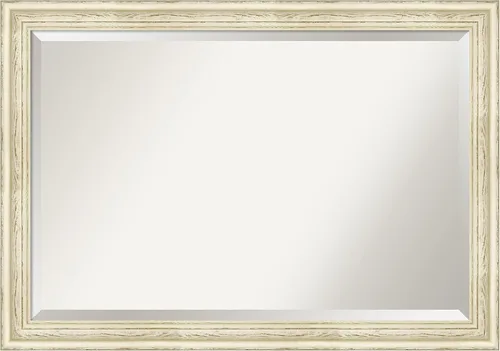 Miniatura 29 de Amanti Art Espejo de pared, espejo de marco de madera blanca lavada para decoración de pared o uso como espejo de baño para sobre el fregadero