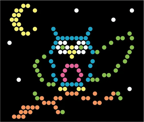Miniatura 13 de Lite Brite - Paquete de repuesto para clavijas y plantillas, accesorios de tablero de dibujo iluminados, clavijas LED para tablero de dibujo