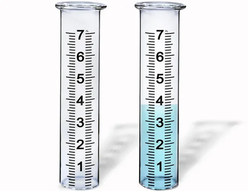 Miniatura 8 de BIUWING Tubo de repuesto para medidor de lluvia de vidrio de 7 pulgadas de capacidad para exteriores, patio, jardín con labio, mejor calificado
