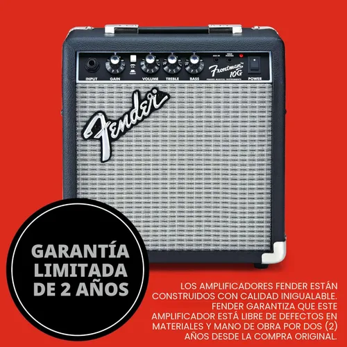 Miniatura 5 de Amplificador de guitarra eléctrica Fender Frontman 10G Negro