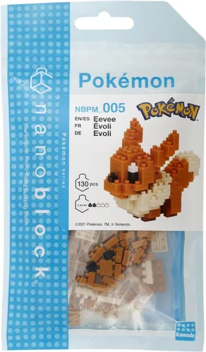 Miniatura 2 de Nanoblock - Eevee [Pokémon], kit de construcción de la serie Pokémon (NBPM_005)