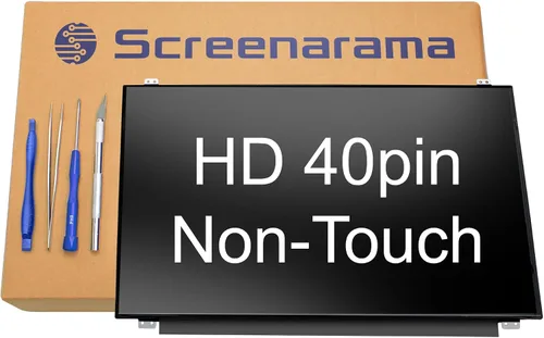 SCREENARAMA Reemplazo de pantalla para LTN156AT20-P02, HD 1366x768, mate, pantalla LED LCD con herramientas | Matte HD 1366x768 LCD LED Display with