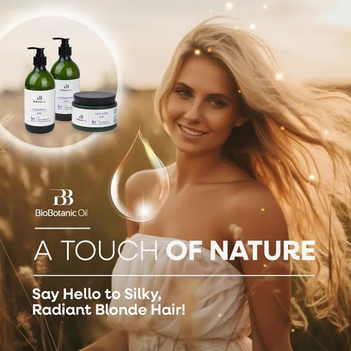 Miniatura 4 de Bio Botanic Oil Acondicionador mágico para cabello rubio y decolorado Hidratación profunda y protección del color Enriquecido con germen
