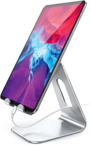 Miniatura 8 de Lamicall - Soporte para tableta, soporte para escritorio - Base de acoplamiento de escritorio ajustable multi-ángulo, compatible con iPad Pro 11