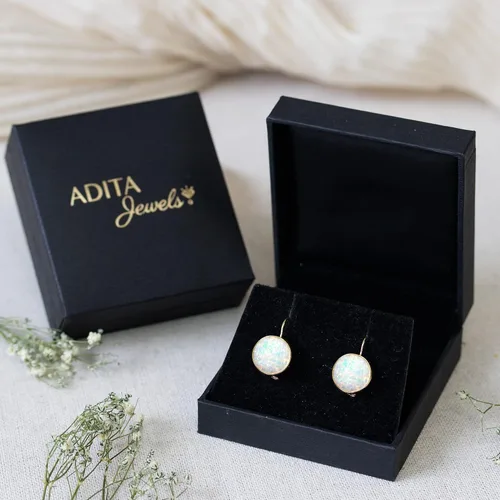 Miniatura 6 de Gemstone Earrings for Women - Gold Gemstone Drop Earrings - Birthstone - 14K Gold Earrings for Women - Gold Formal Earrings - Boho Wedding Earrings