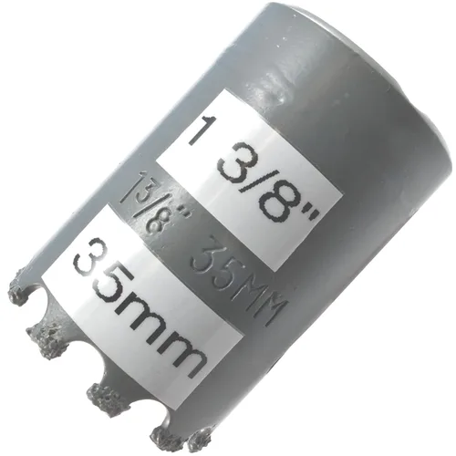 Miniatura 58 de Sierra de agujero HSS con mandril piloto de 2 piezas de alta velocidad para perforar madera y acero, broca de 1/4" de diámetro y eje, broca piloto