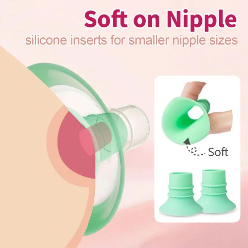 Miniatura 5 de Nenesupply Insertos de brida de 17mm y bridas de 24mm Compatibles con piezas de repuesto de extractor de leche Medela 17mm Brida para Medela Trabaja