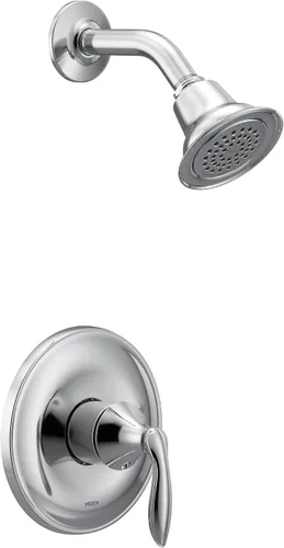 Miniatura 5 de Moen UT2132EPBN Eva Collection M-CORE 2-Series - Kit de ducha con 1 mango, requiere válvula, níquel cepillado
