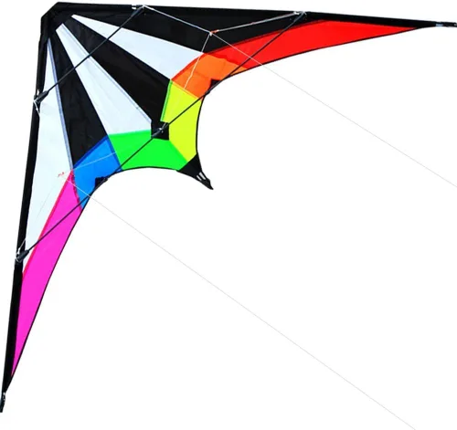 Miniatura 8 de HENGDA KITE - Cometa de rima estelar mejorada de 48 pulgadas, cometa de acrobacias de doble línea para niños y adultos, deportes al aire libre